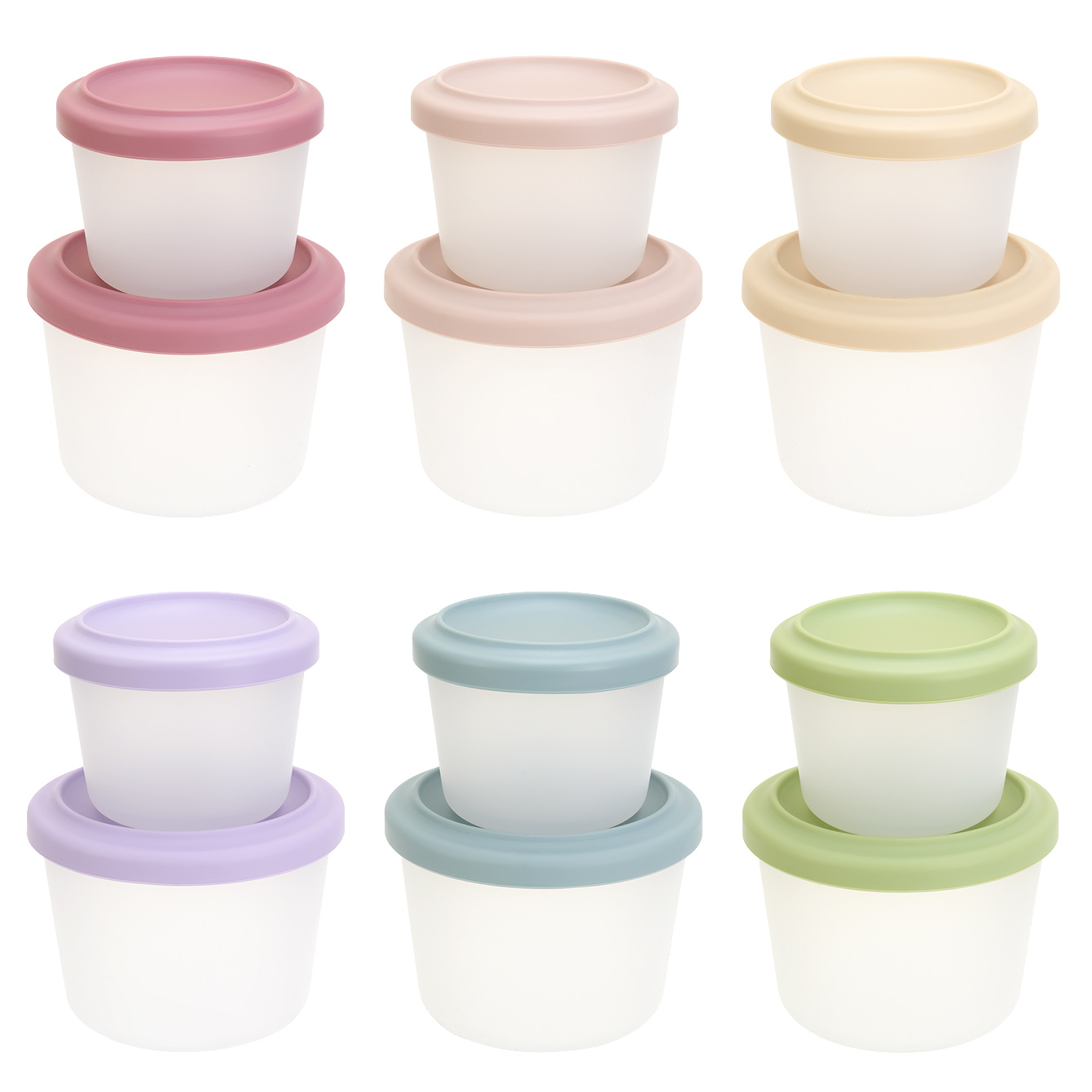 Baby Food Weaning - 2PCS BPA Free Baby Food Storage