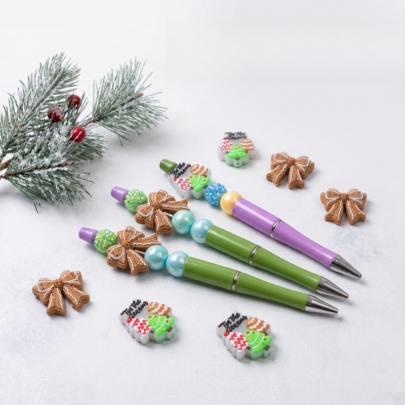 Baby Food Toy - 20pcs Silicone Beads Christmas Focus Beads