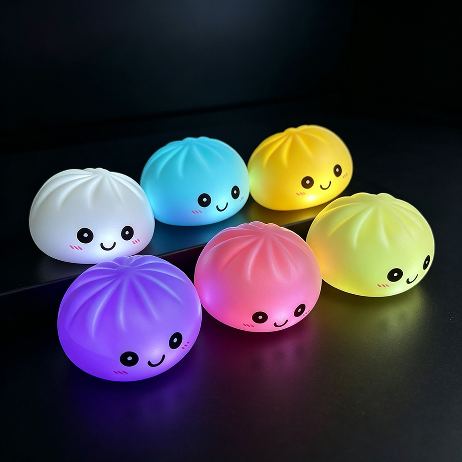 Baby Food Toy - 2026 Aesthetic LED Glowing Dumpling: Bubble