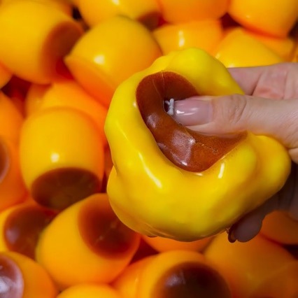 Baby Food Toy - #Pudding Stress Ball Squishy Food-shaped Pudding