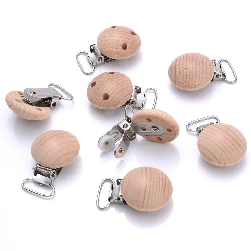 10Pcs Clips 30mm Round Natural - Baby Food Natural ulasan dan harga