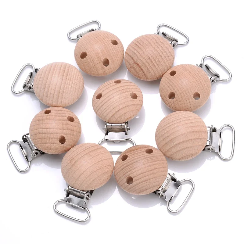 10Pcs Clips 30mm Round Natural - Baby Food Natural ulasan dan harga
