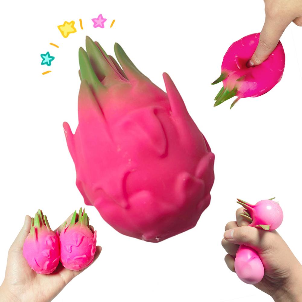 Dragon Fruit Squish Ball Gift  - Baby Food Toy ulasan dan harga