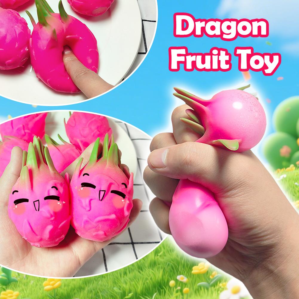 Dragon Fruit Squish Ball Gift  - Baby Food Toy ulasan dan harga