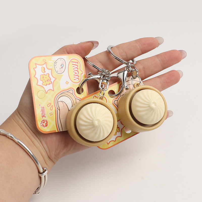 Mini Squishy Dumplings Button  - Baby Food Toy ulasan dan harga