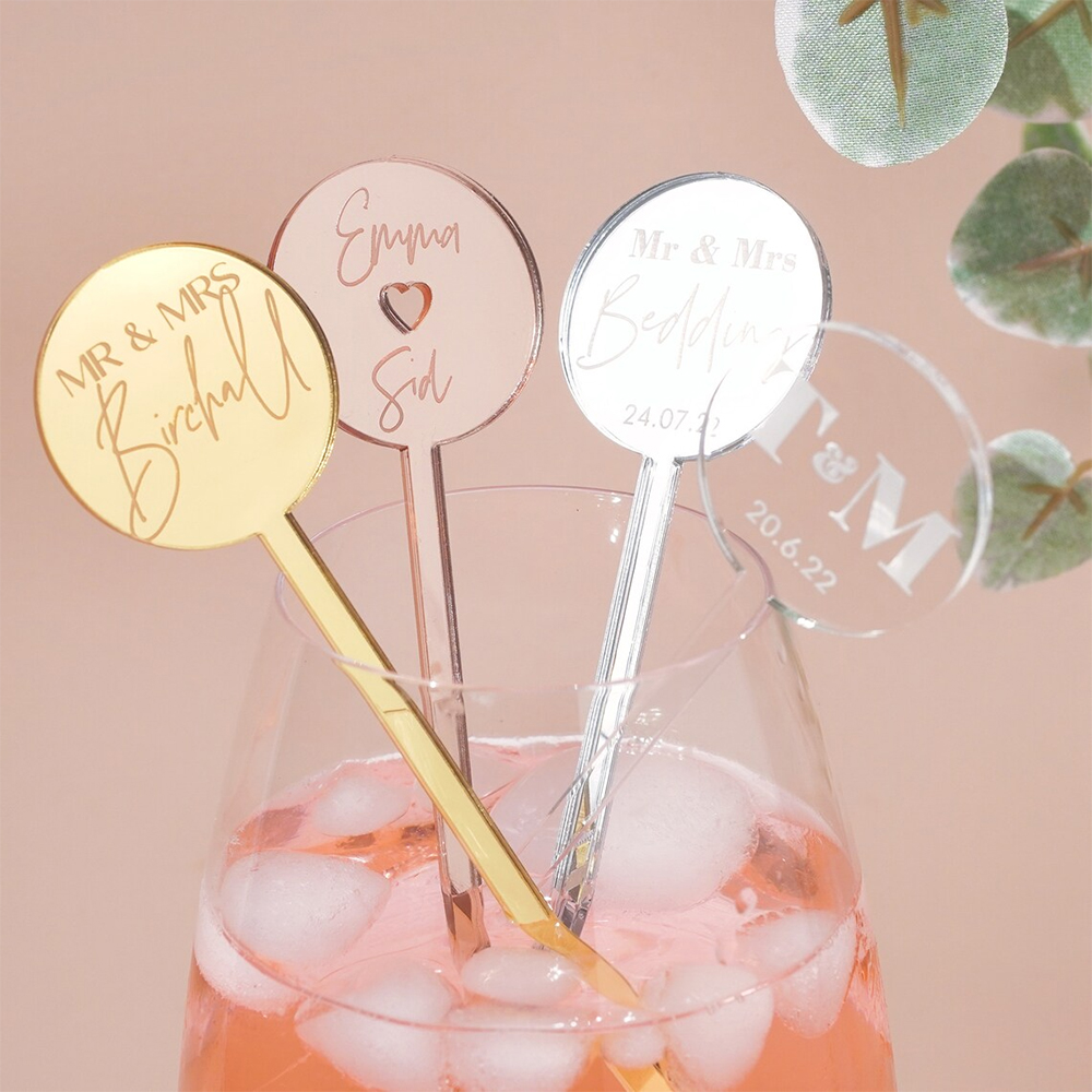 100PCS Personalized Drinks Sti - Baby Food Table ulasan dan harga