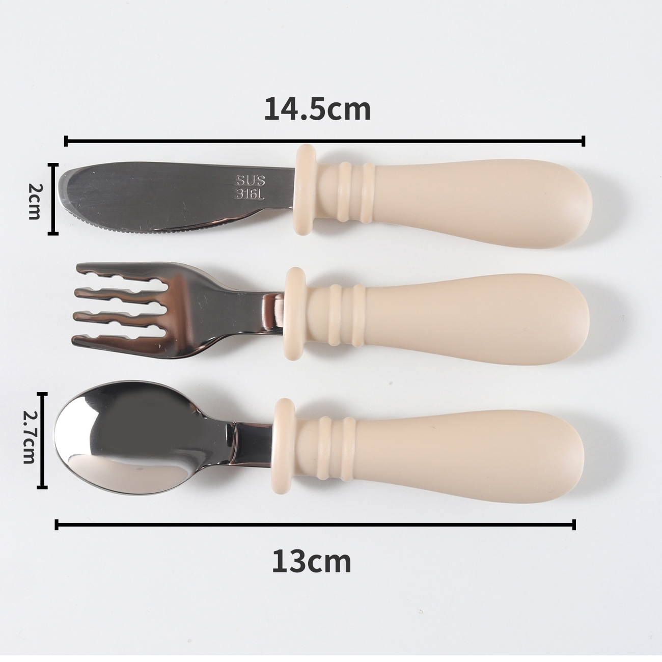 Custom Silicone Spoon & Fork K - Baby Food Weaning ulasan dan harga