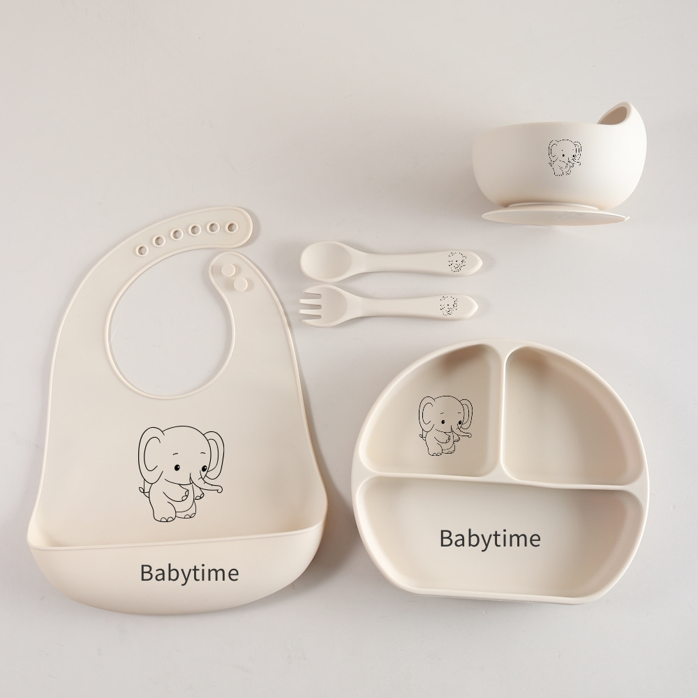 Laser Elephant Baby Utensils S - Baby Food Weaning ulasan dan harga