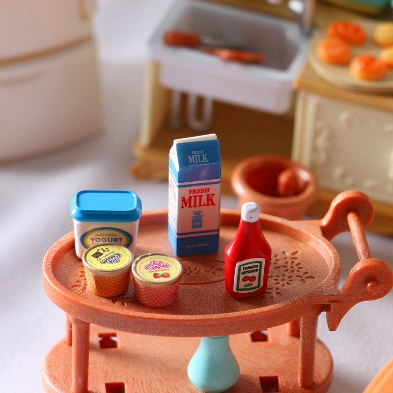 5Pcs/Set 1:12 Dollhouse Access - Baby Food Toy ulasan dan harga
