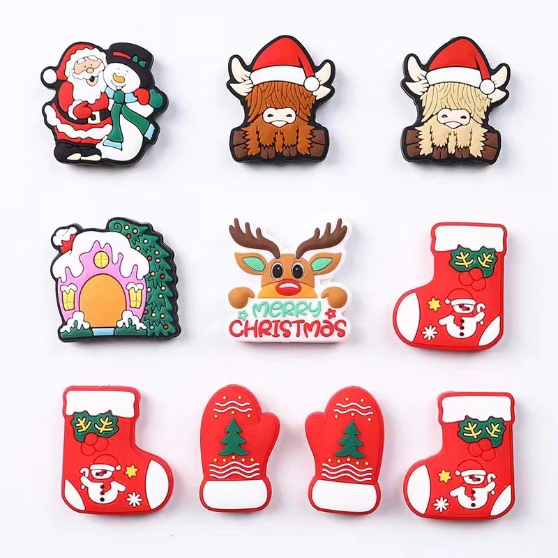 20pcs Silicone Beads Christmas - Baby Food Toy ulasan dan harga