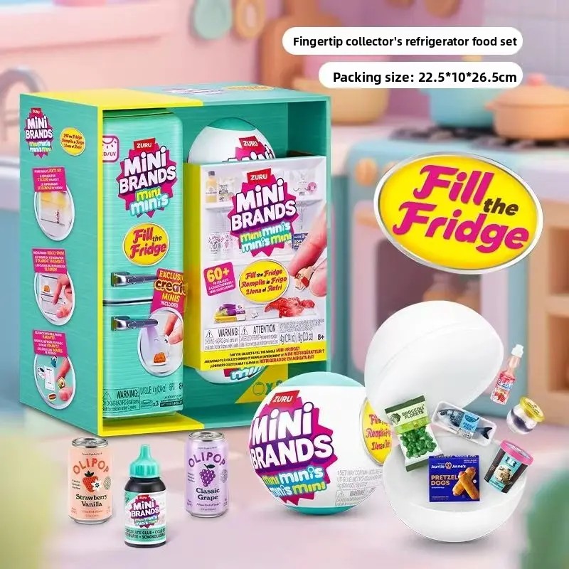Mini Brands Fill The Fridge Bl - Baby Food Toy ulasan dan harga