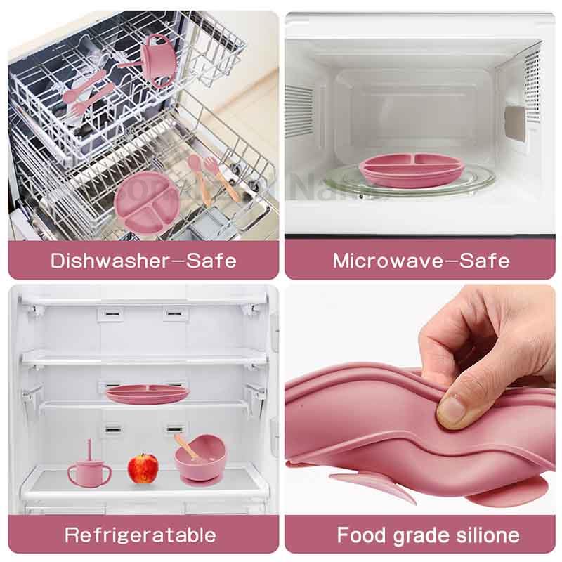 6Pcs Baby Feeding Set Free Per - Baby Food Table ulasan dan harga