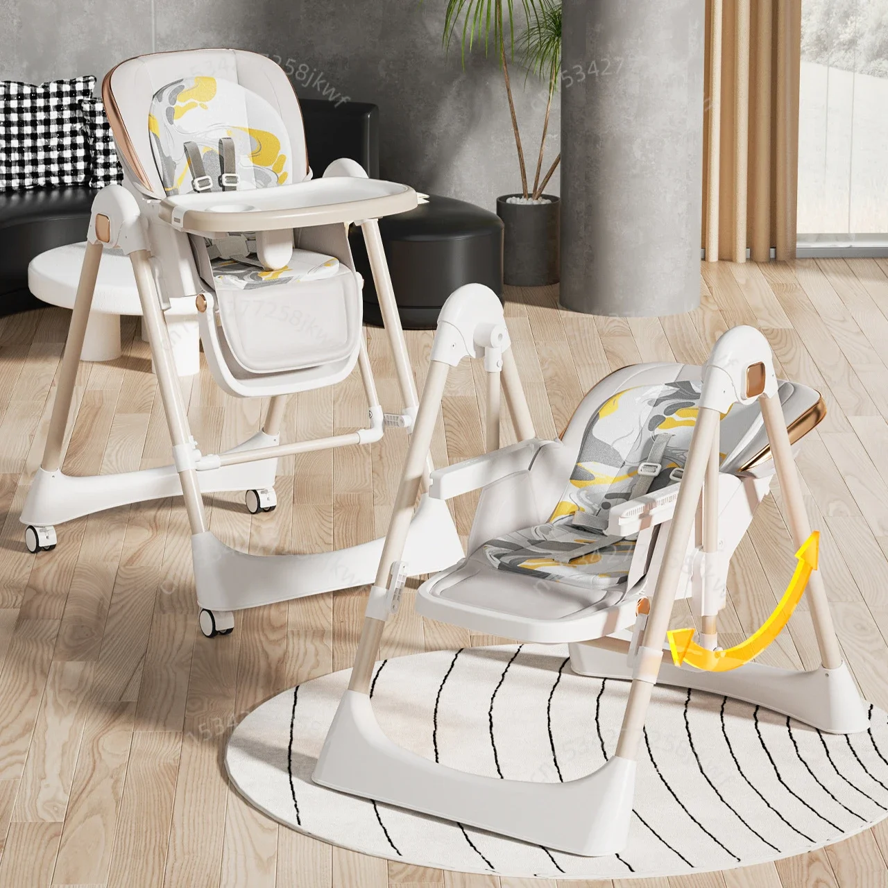 Two-in-one Baby Dining Chair B - Baby Food Table ulasan dan harga