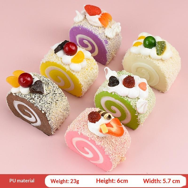Cute Simulation Egg Roll Cake  - Baby Food Toy ulasan dan harga