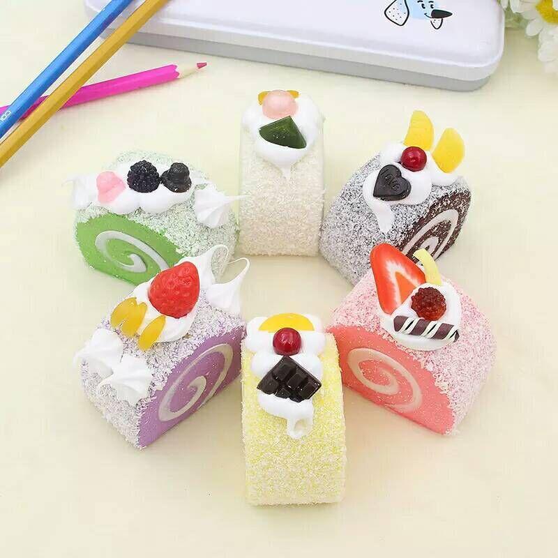 Cute Simulation Egg Roll Cake  - Baby Food Toy ulasan dan harga