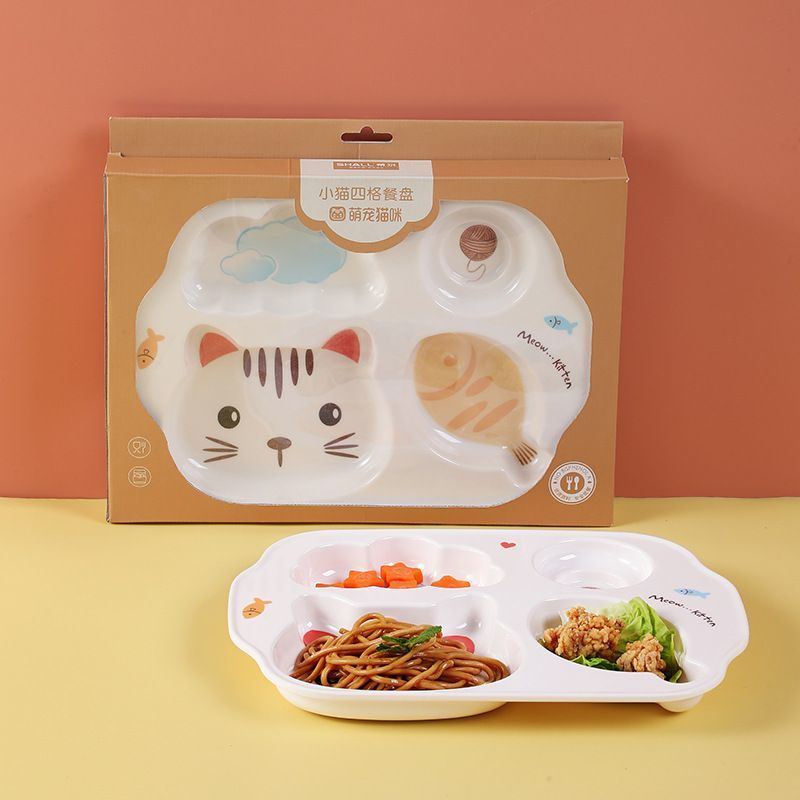 Cartoon Kitten Children's Tabl - Baby Food Kitten ulasan dan harga