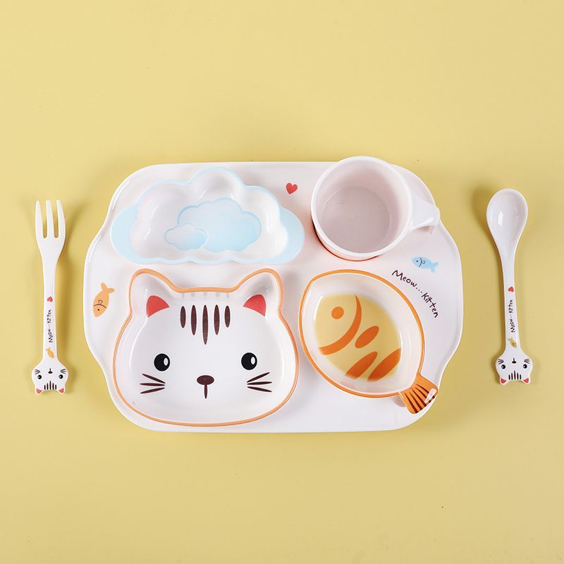 Cartoon Kitten Children's Tabl - Baby Food Kitten ulasan dan harga