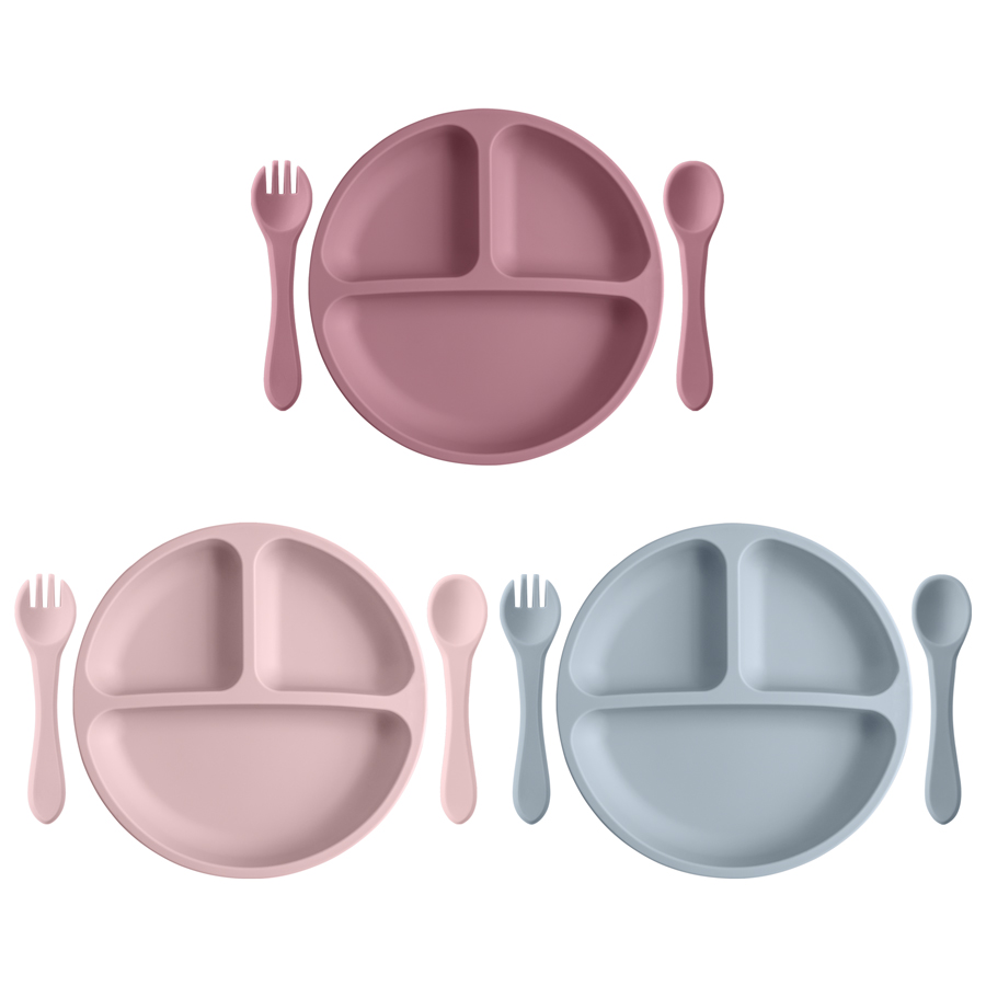 3PCS Children's Tableware Set  - Baby Food Table ulasan dan harga