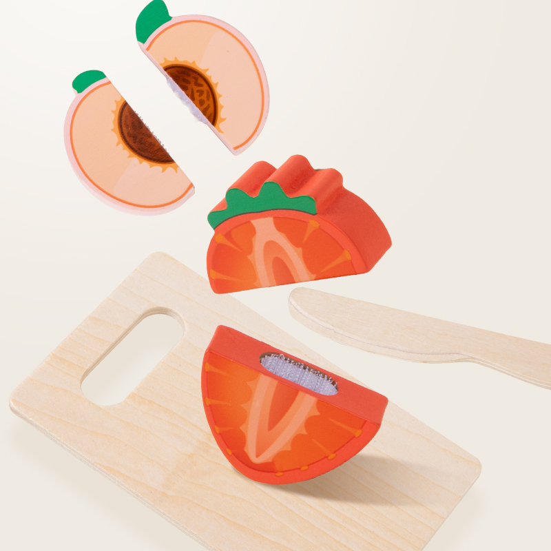 Wooden Kitchen Pretend Toy Sim - Baby Food Natural ulasan dan harga