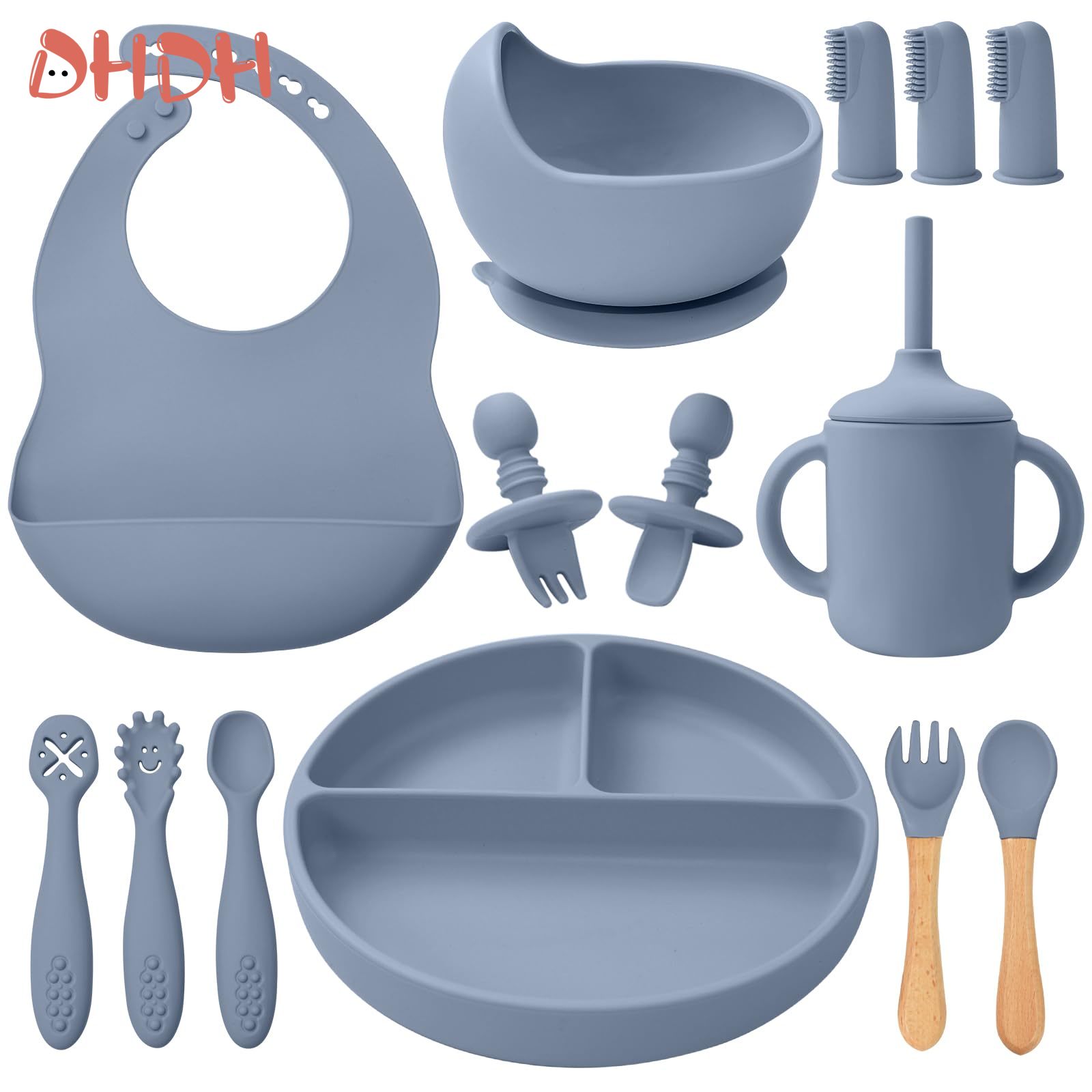 Silicone Baby Feeding Set Tabl - Baby Food Weaning ulasan dan harga