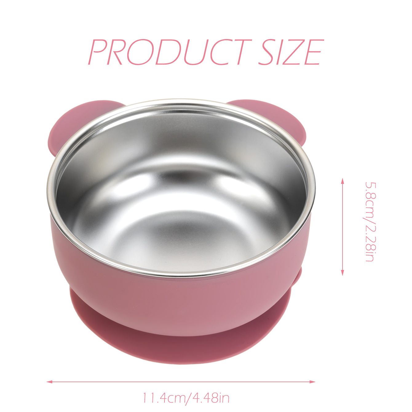 1PC Removable Silicone Stainle - Baby Food Weaning ulasan dan harga