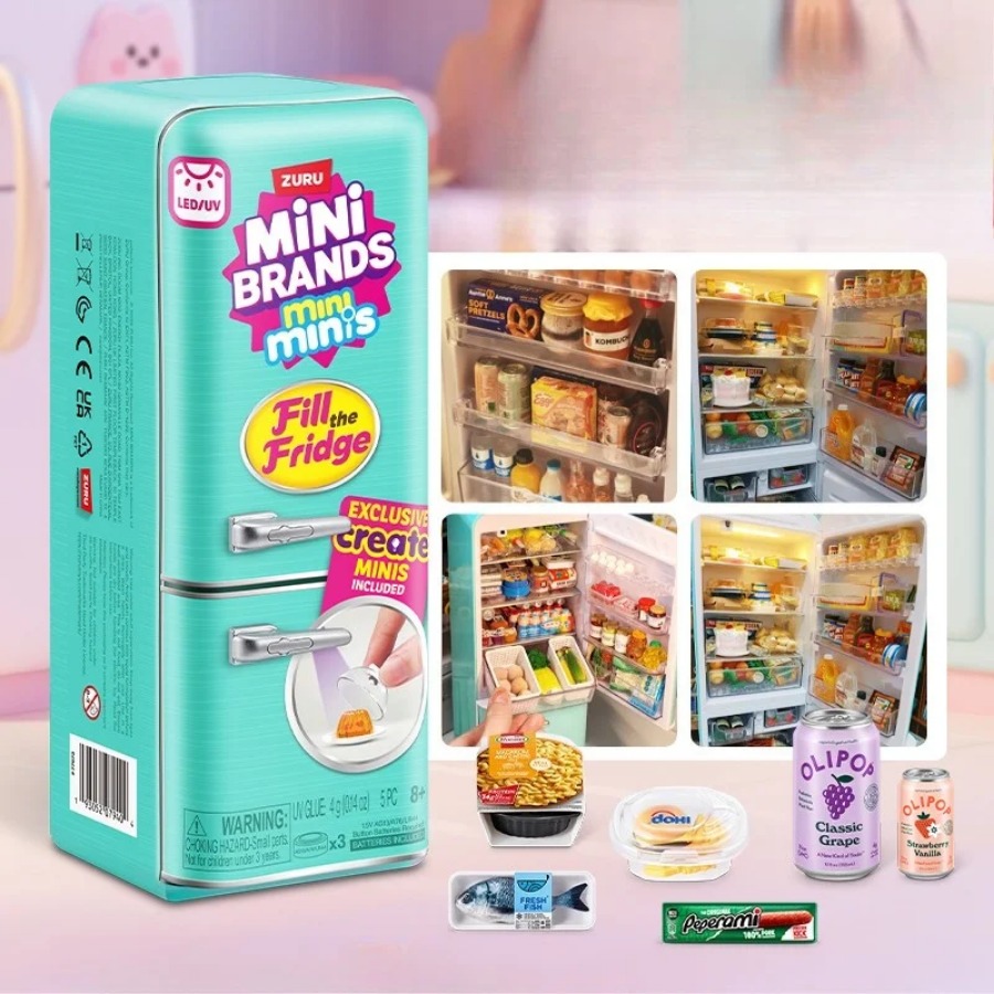 ZURU 5 Surprise Mini Fridge Ba - Baby Food Toy ulasan dan harga