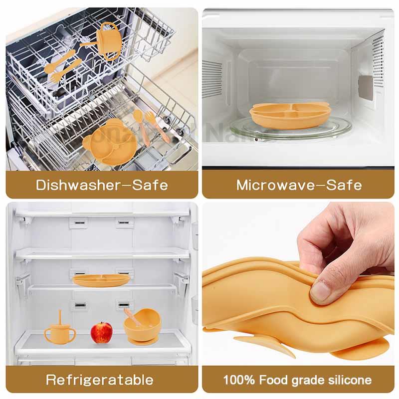 Feeding Set Silicone For Baby  - Baby Food Table ulasan dan harga